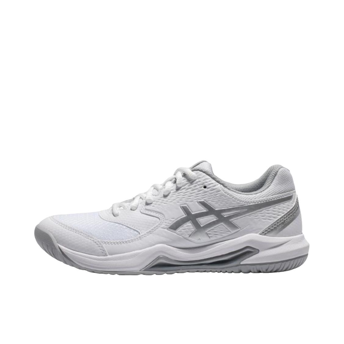 推荐商品：Asics/亚瑟士 Gel-Dedicate 8 合成革 稳定支撑 网面透气 减震耐磨 网球鞋 灰色/银色