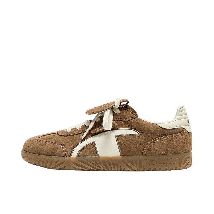 推荐商品：【丁禹兮同款】 Champion/冠军 Champ T-trainer T头鞋 德训鞋 板鞋 轻便复古防滑简约休闲 焦糖色