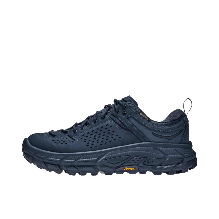 推荐商品：HOKA ONE ONE Tor Ultra 包裹性 防水 防滑 透气 合成革 织物 登山 徒步鞋 海军蓝