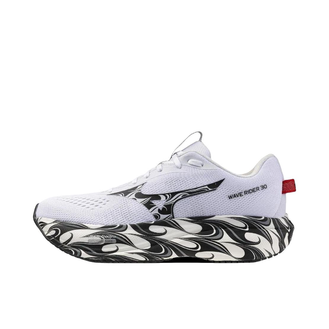 推荐商品：Mizuno/美津浓 Wave Rider 30 跑鞋 时尚舒适百搭 白色
