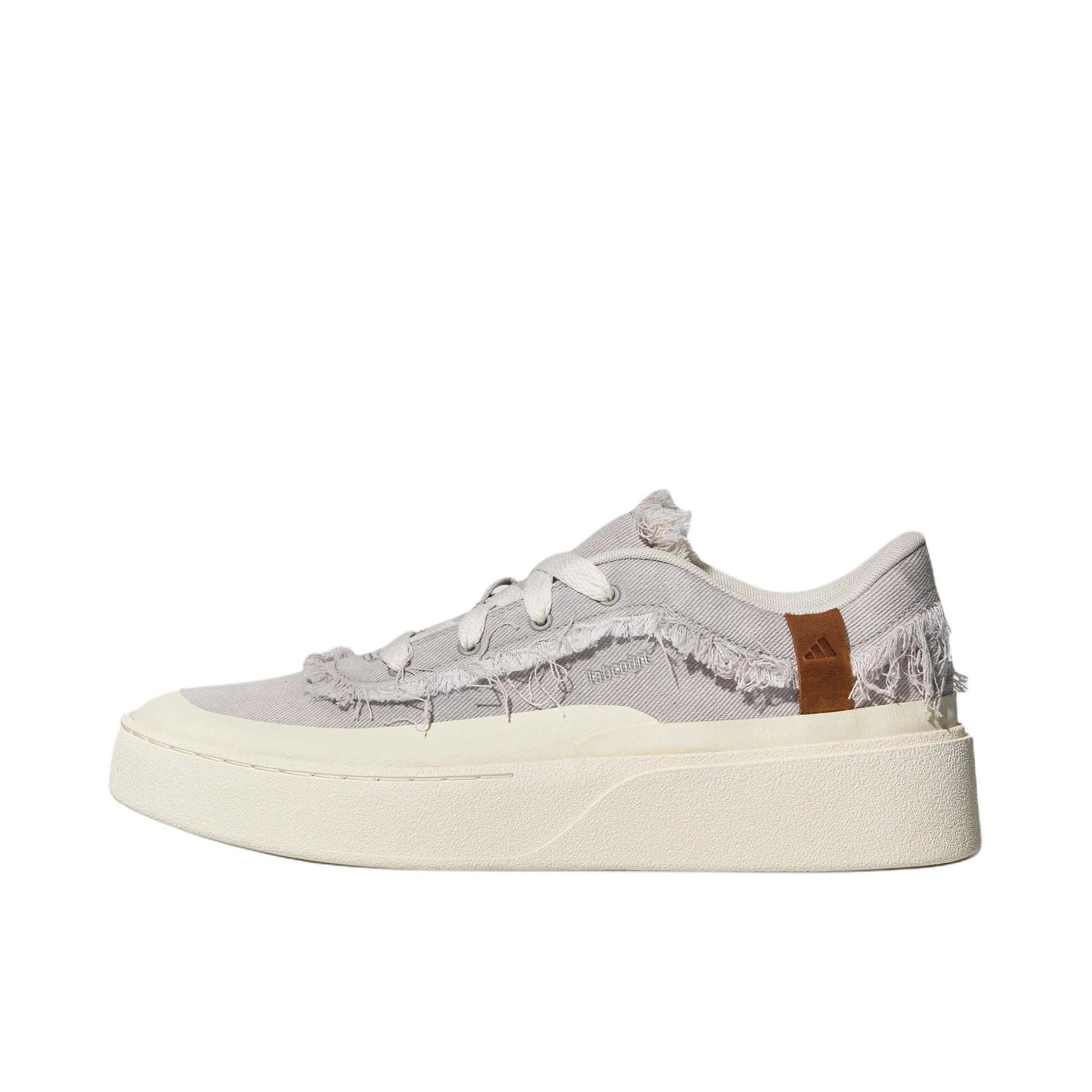 推荐商品：adidas FOS Labcourt Trainers 板鞋 耐磨增高百搭舒适 汉玉白/灰色/暗青铜 