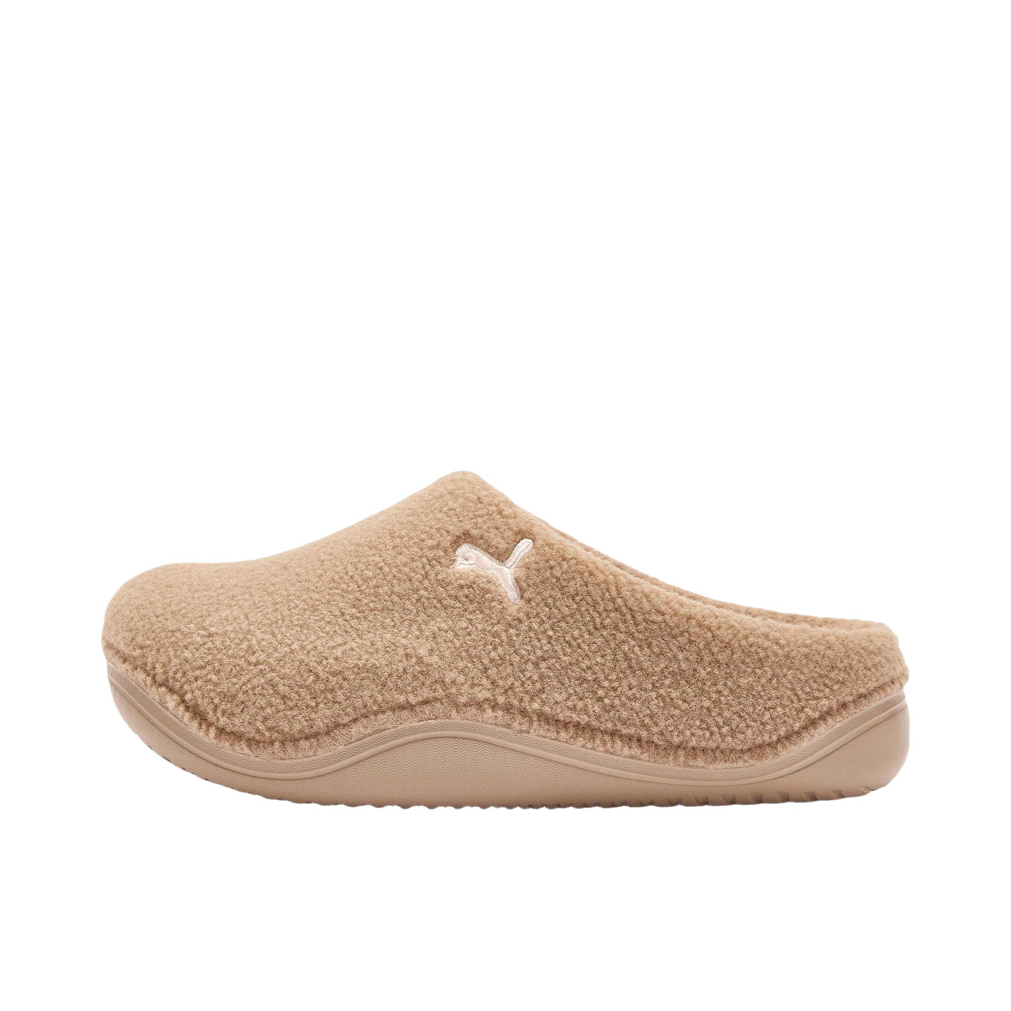 推荐商品：Puma/彪马 Wve mule 360 拖鞋 百搭包头舒适 加绒/褐色