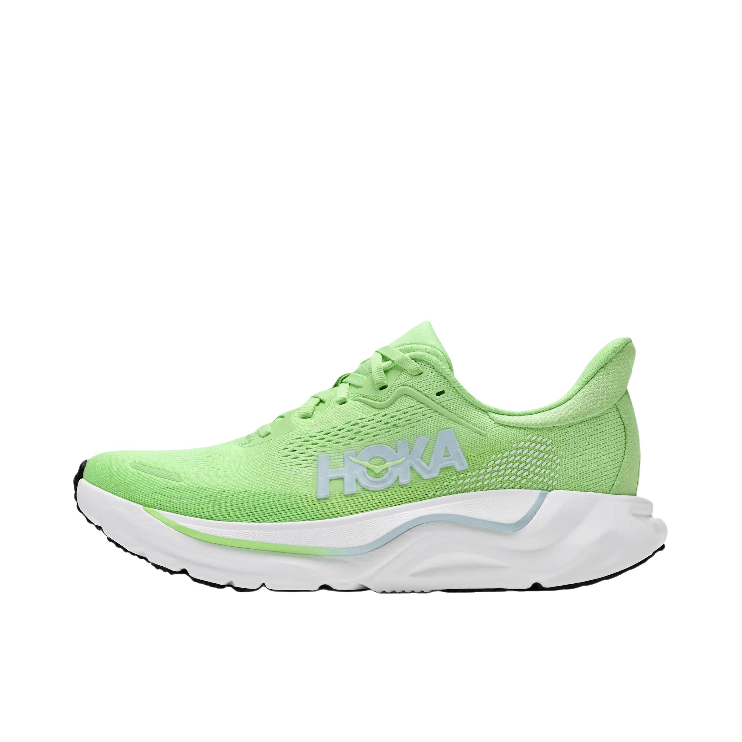 推荐商品：HOKA ONEONE ARAHI 9 跑鞋 轻量透气回弹耐磨 酸苹果绿/闪亮蓝