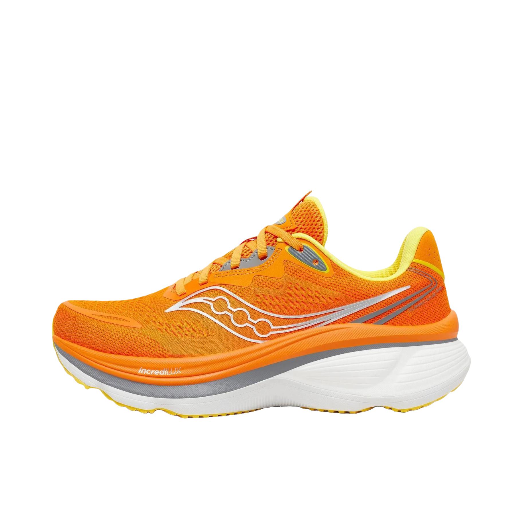 推荐商品：Saucony/索康尼 Hurricane 飓风26 跑鞋 耐磨透气舒适 橙色/灰色