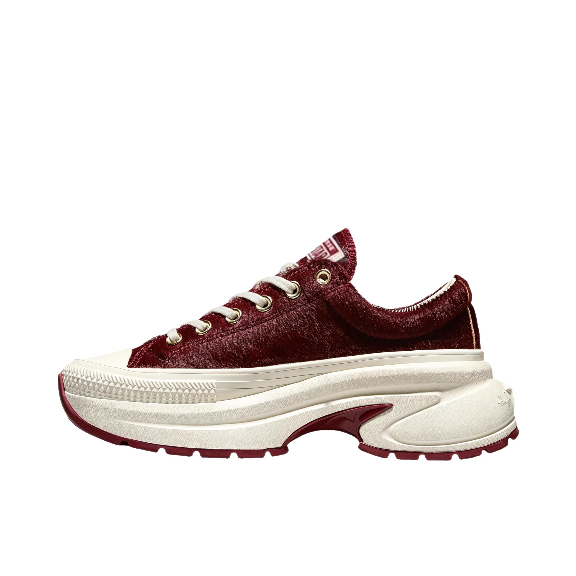 推荐商品：Converse/匡威 Run Star Crush 运动休闲鞋 厚底增高透气 红色/白色