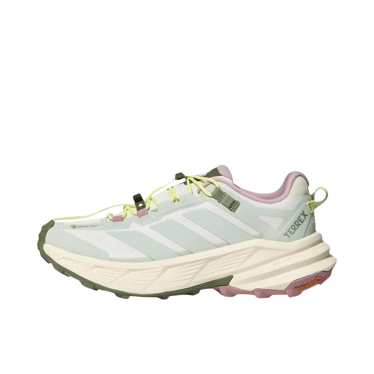 推荐商品：adidas Freehiker SL 户外鞋 徒步鞋 防水休闲轻运动 GTX/汉玉白/亚麻绿