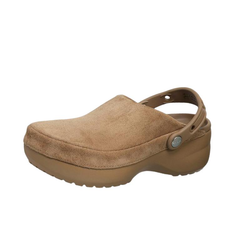 推荐商品：Crocs/卡骆驰 凉鞋 舒适包头耐磨 214874 女款/乌贼棕 