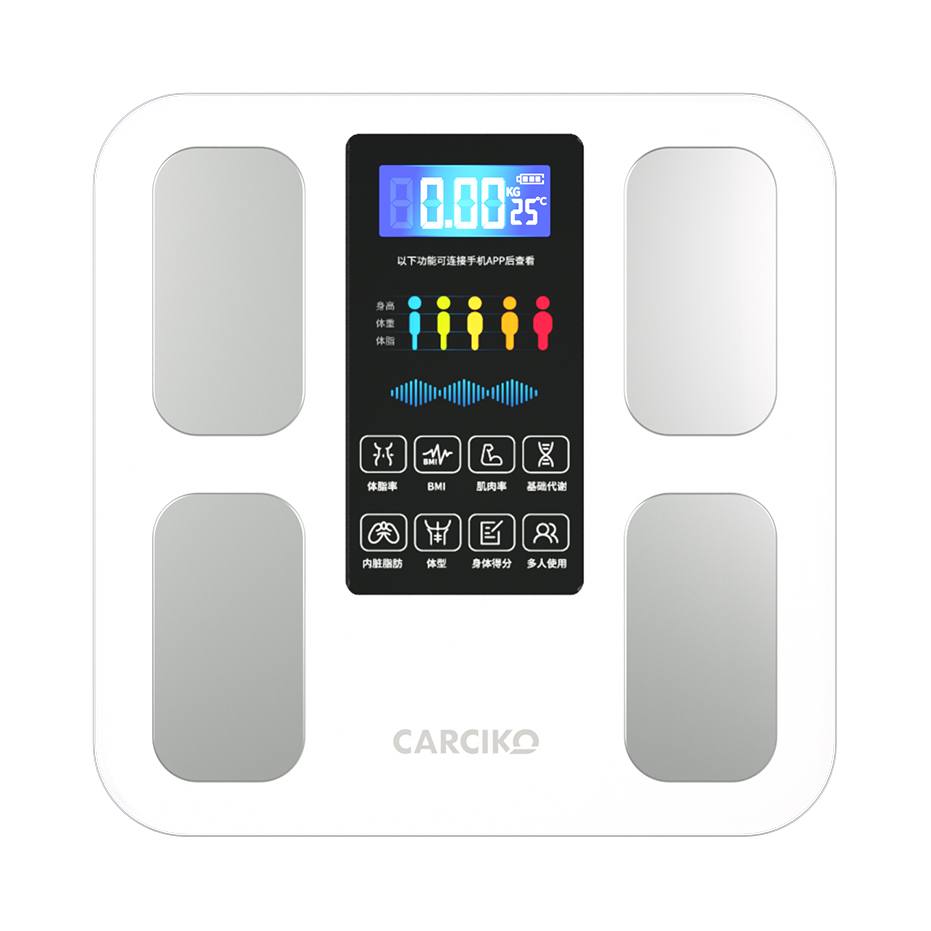 推荐商品：CARCIKO/嘉喜康 JXK-CK-01 体脂秤 健康秤 精准测量 智能分析 长效续航