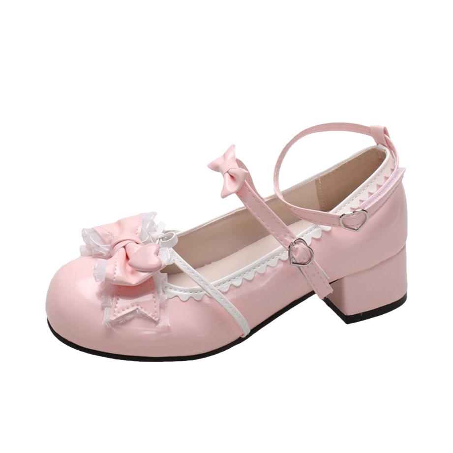 推荐商品：NX DOUGHNUT lolita 单鞋 甜美风可爱百搭 粉色