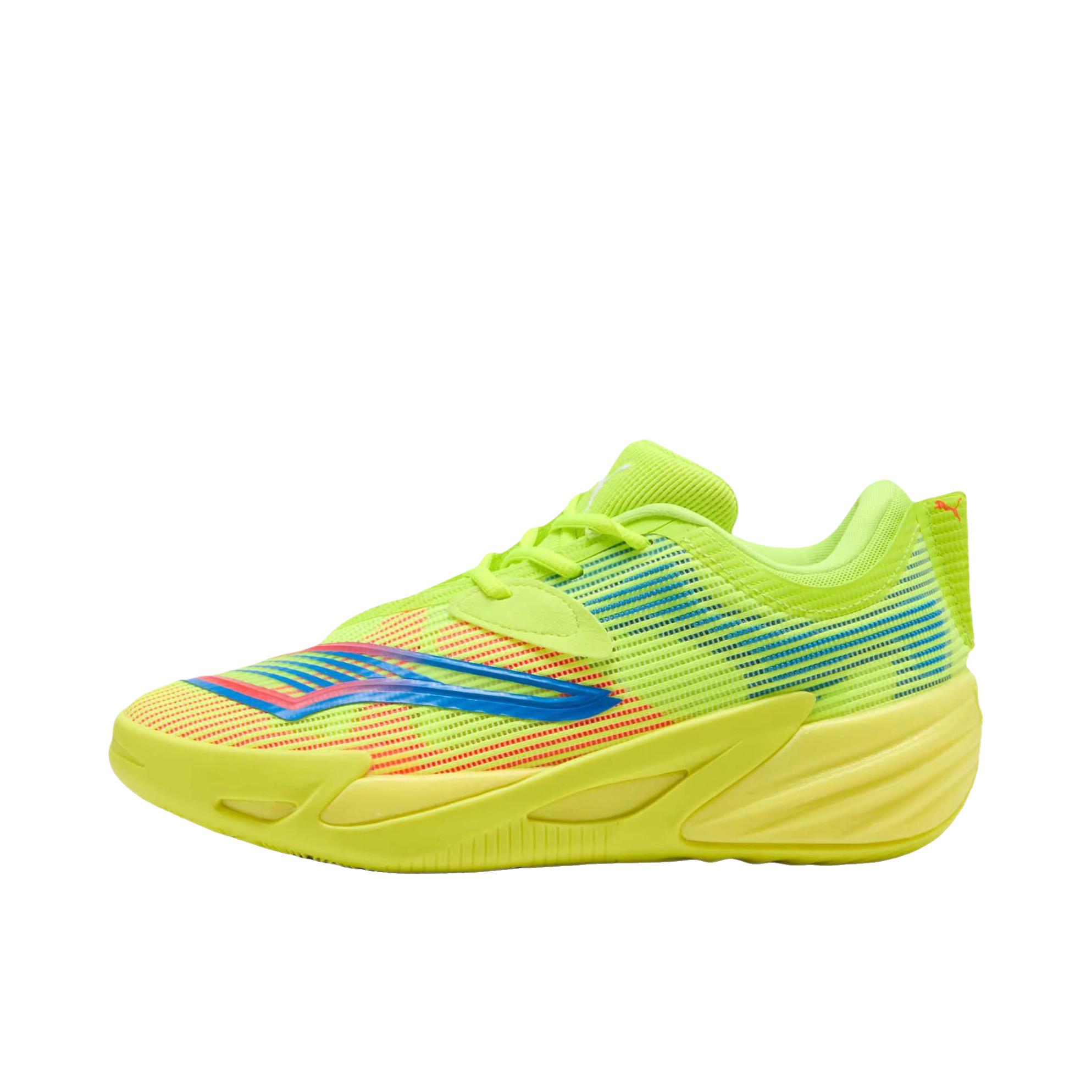 推荐商品：Puma/彪马 ALL PRO NITRO 2 篮球鞋 抗扭轻量百搭耐磨低帮系带 PUMA黑色/薄荷绿/PUMA银色