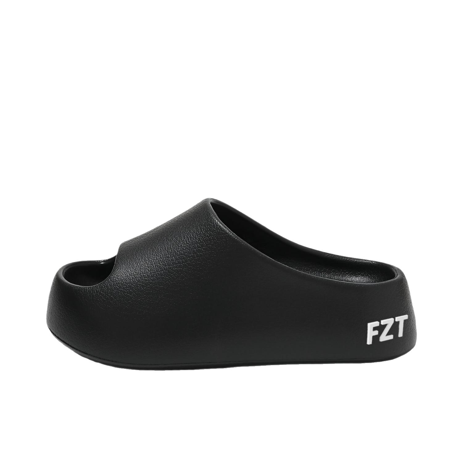 推荐商品：FZT 拖鞋 防臭外穿厚底 增高5cm/女款/黑色
