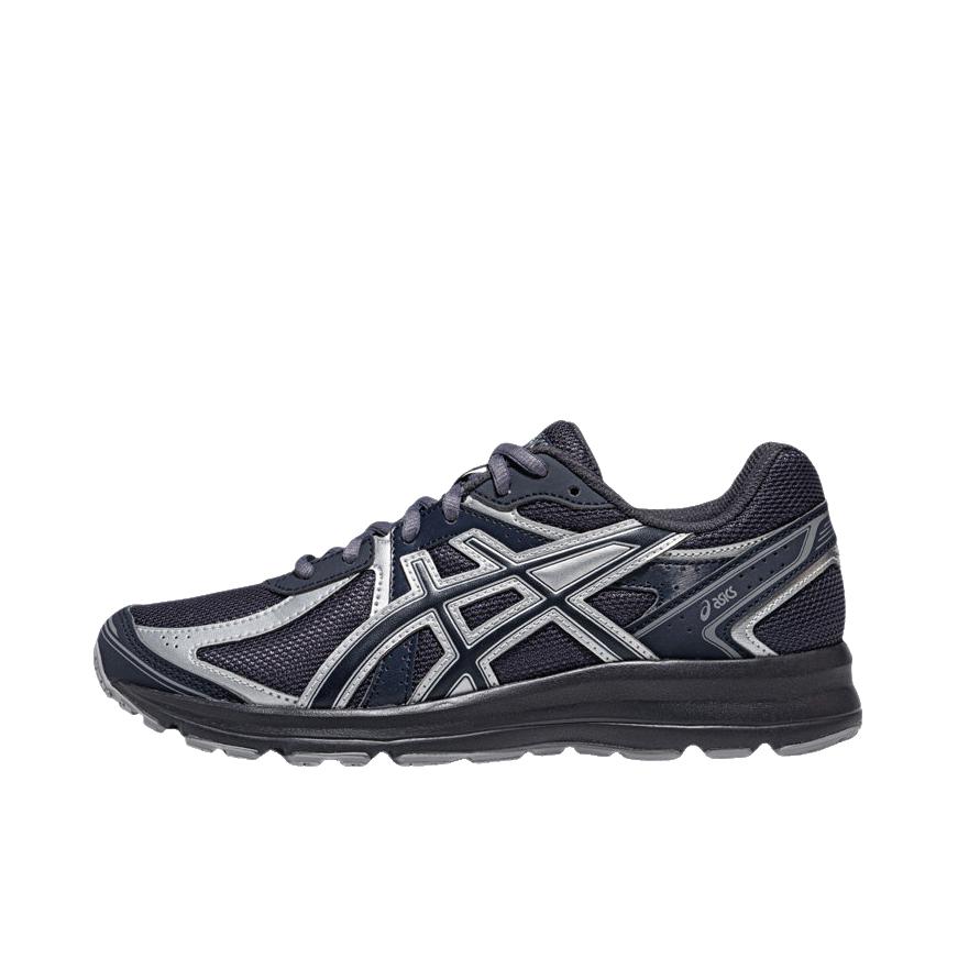 推荐商品：Asics/亚瑟士 Jog 100S 跑鞋 防滑耐磨减震轻便舒适透气休闲复古百搭 宽版/石墨灰/黑色