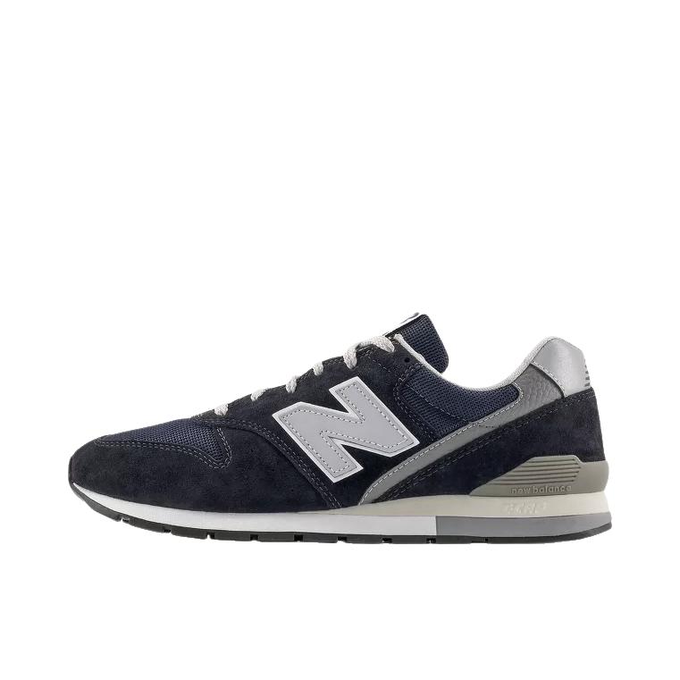 推荐商品：New Balance 996 织物 时尚复古 减震轻便 防滑耐磨 舒适透气 支撑 包裹性 增高 薄底 马拉松 人造革 防水 慢跑 运动休闲鞋 深蓝色/灰色