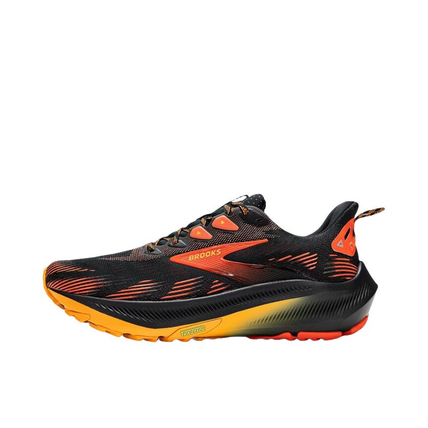 推荐商品：Brooks/布鲁克斯 Ghost Trail 越野跑鞋 百搭圆头透气舒适 黑色/红色/桔红色