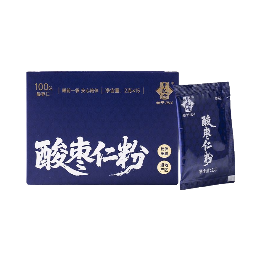 推荐商品：李良济 酸枣仁粉 盒装