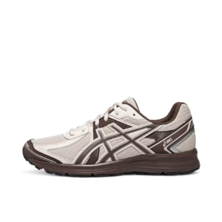 推荐商品：Asics/亚瑟士 Jog 100S 跑鞋 防滑耐磨减震轻便舒适透气休闲复古百搭 浅卡其/砖红棕