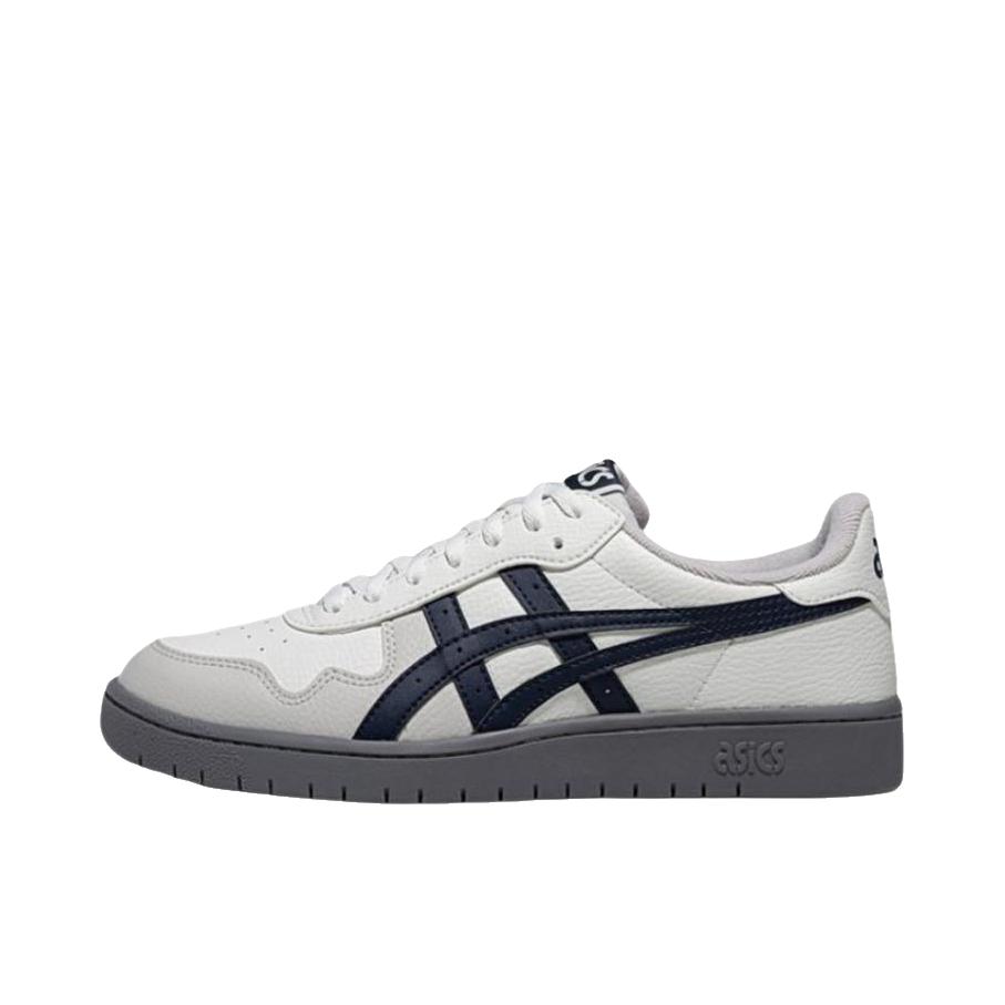 推荐商品：Asics/亚瑟士 Tiger Japan S 板鞋 薄底潮流休闲复古透气防滑耐磨 奶油白/靛蓝雾色