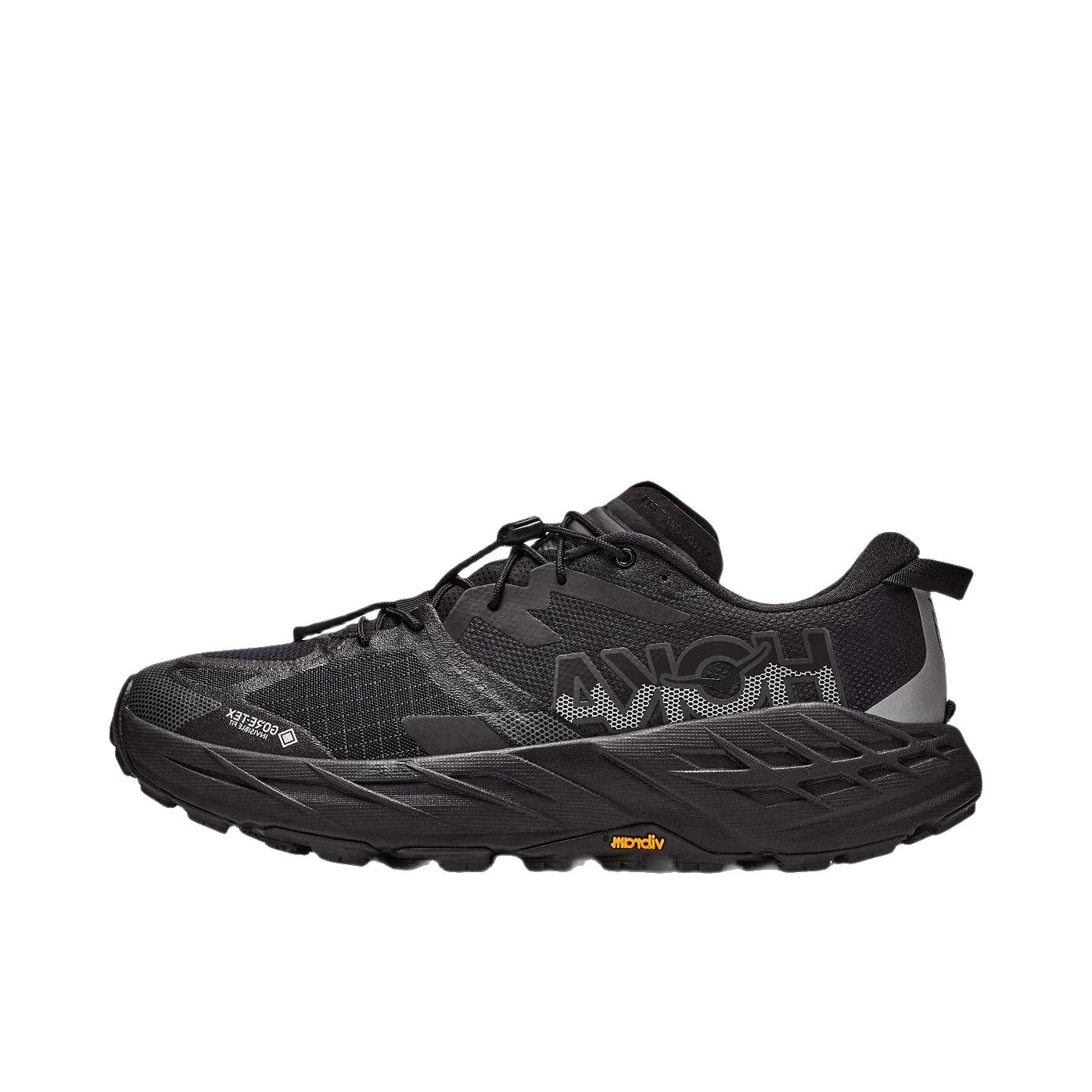 推荐商品：HOKA ONE ONE SPEEDGOAT 7 HIKE GTX 户外鞋 徒步鞋 防水越野防滑 碳素黑/黑色