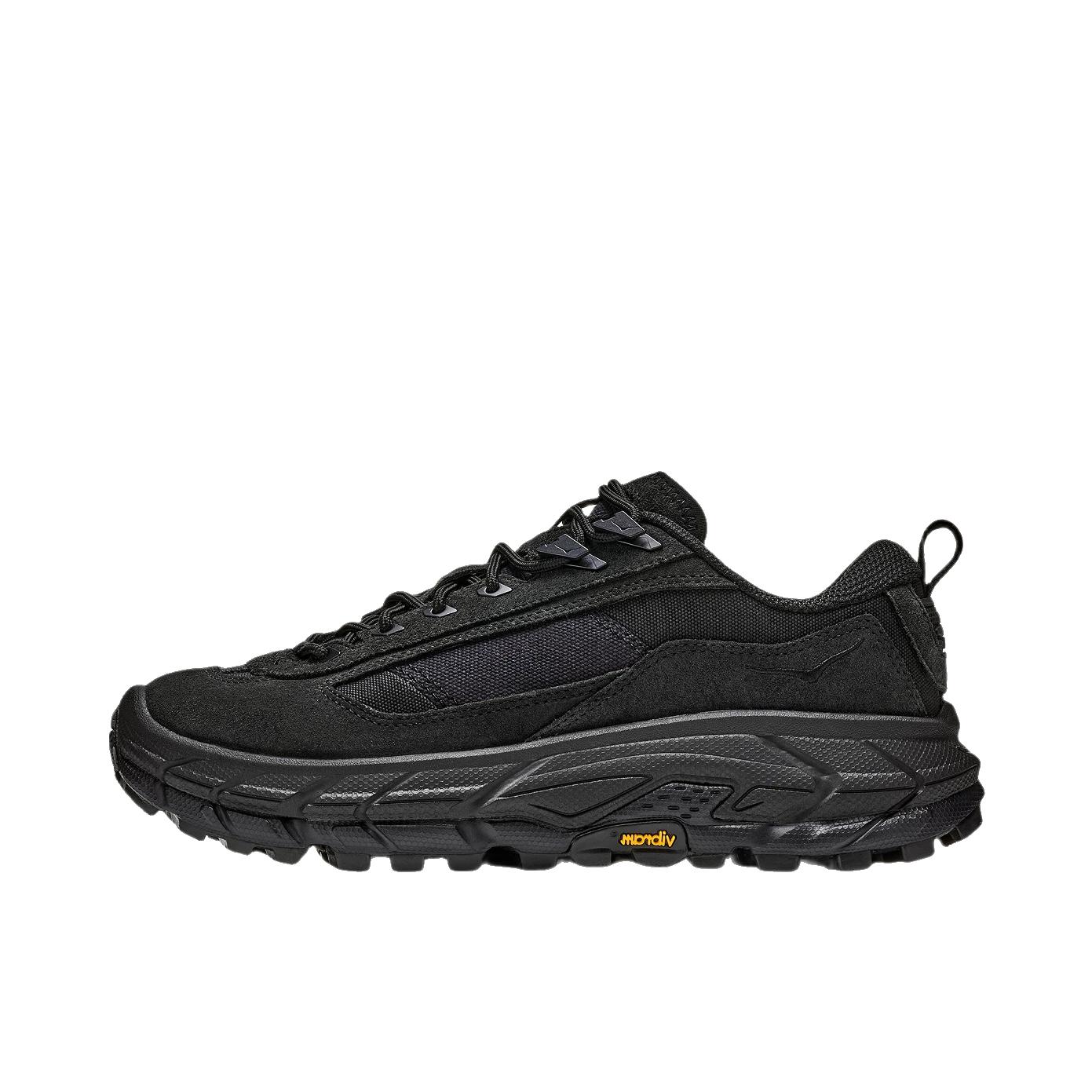 推荐商品：HOKA ONE ONE TOR SUMMIT FLD 户外休闲鞋 回弹耐磨防滑复古 黑色