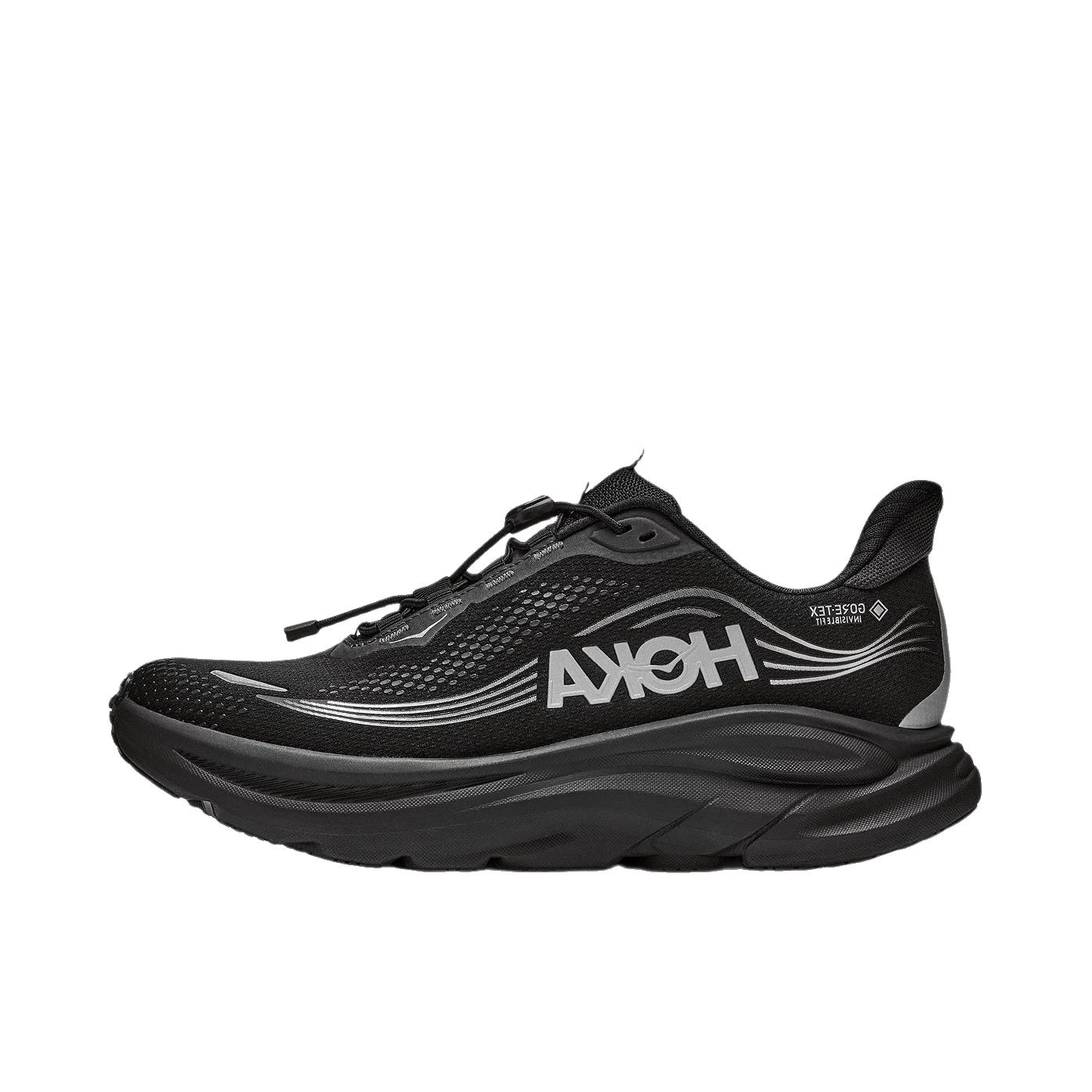 推荐商品：HOKA ONE ONE CLIFTON 11 GORE-TEX 跑鞋 防滑耐磨防水 宽版/黑色
