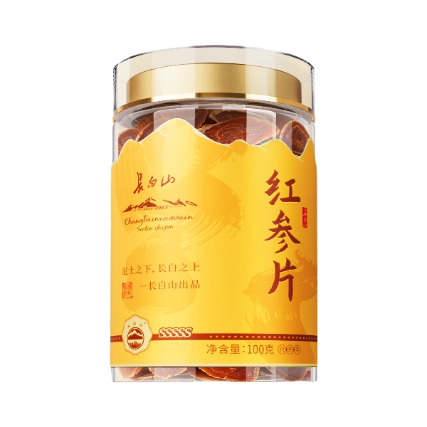 推荐商品：长白山 红参片 瓶装