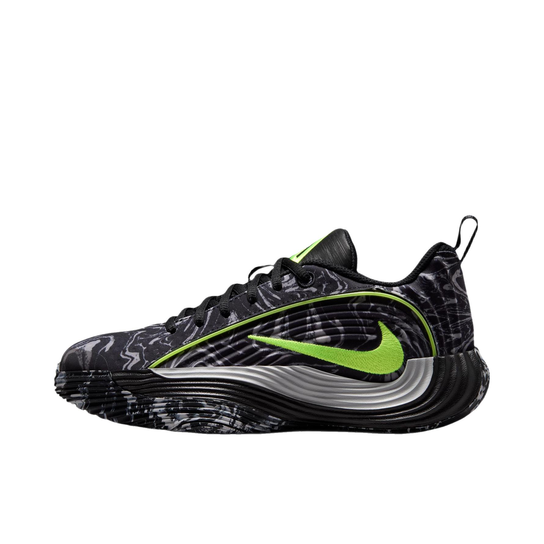 推荐商品：Nike GIANNIS IMMORTALITY 5 篮球鞋 百搭圆头防滑耐磨 大童/黑色/荧光黄/浅烟灰