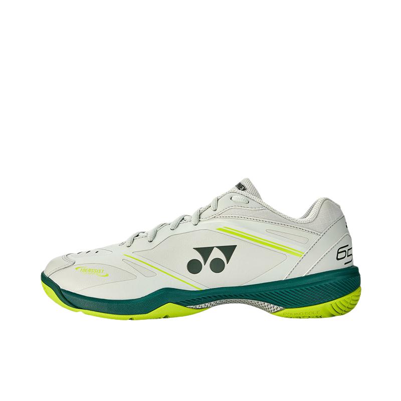 推荐商品：YONEX/尤尼克斯 POWER CUSHION 65X VA 羽毛球鞋 时尚舒适 皮面/灰色/米色