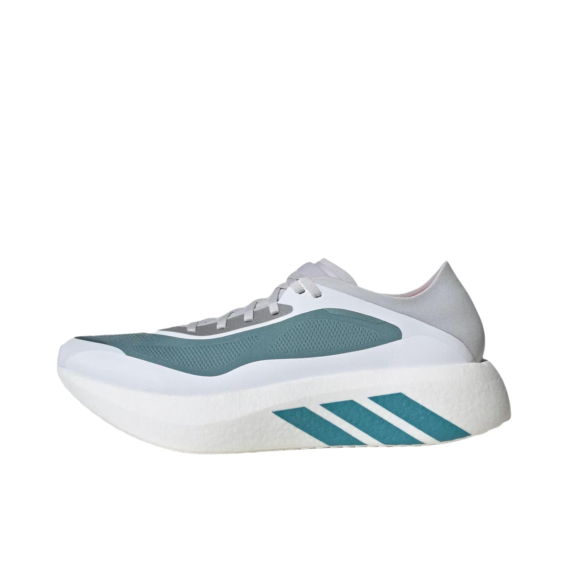 推荐商品：adidas HYPERBOOST RUN 跑鞋 日常运动支撑 云白色/汽油金属色/亮红色