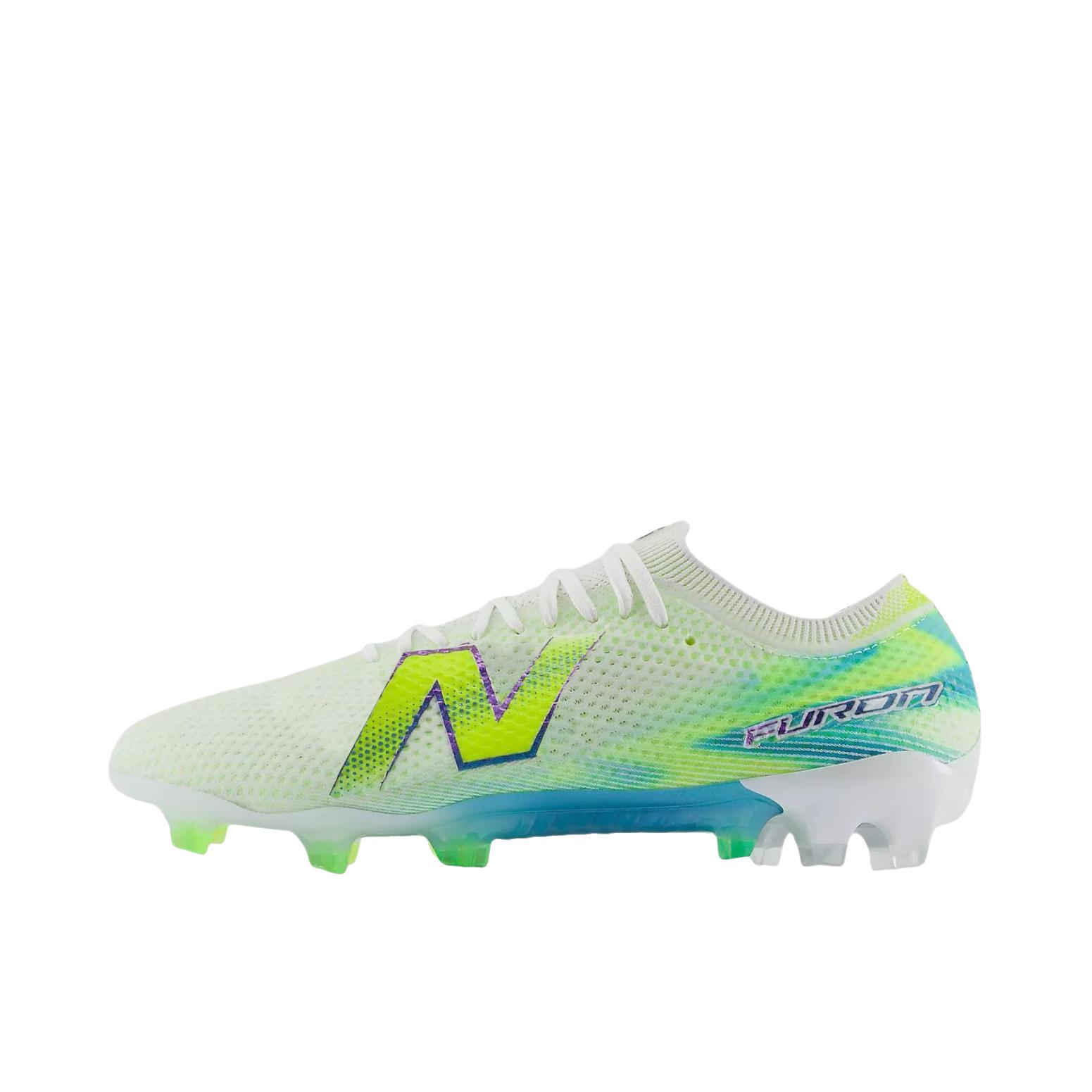 推荐商品：New Balance Furon Elite FG v9 足球鞋 防滑耐磨透气 D宽/白色/绿色