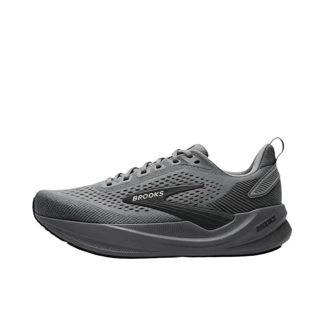 推荐商品：Brooks/布鲁克斯 Ghost Max 4 跑鞋 系带舒适 网眼/灰色/黑色