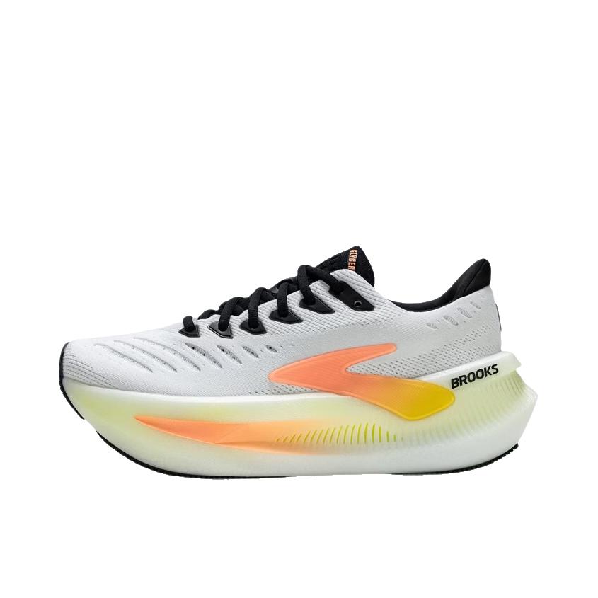 推荐商品：Brooks/布鲁克斯 月光系列 跑鞋 缓震厚底舒适减震 白色/黄色/荧光黄色/绿色