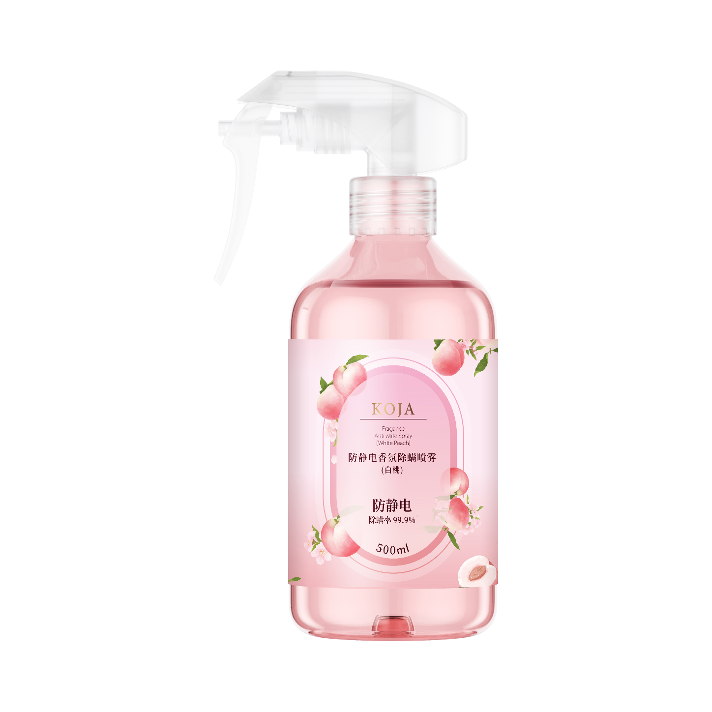 推荐商品：KOJA 防静电香氛除螨喷雾 500ml 瓶装
