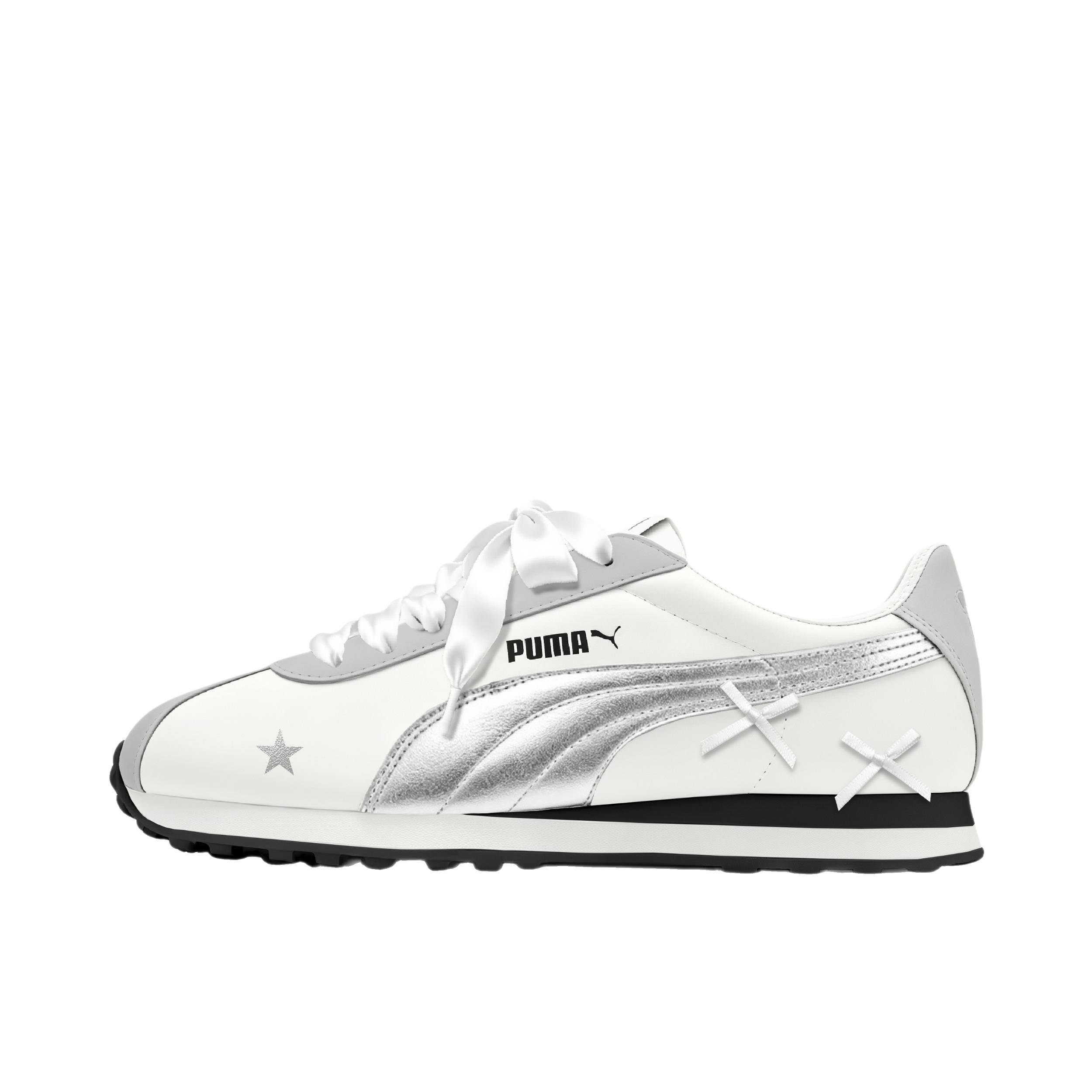 推荐商品：定制款 Puma/彪马 Turino NL 运动休闲鞋 皮革百搭校园简约 银蝶星轨