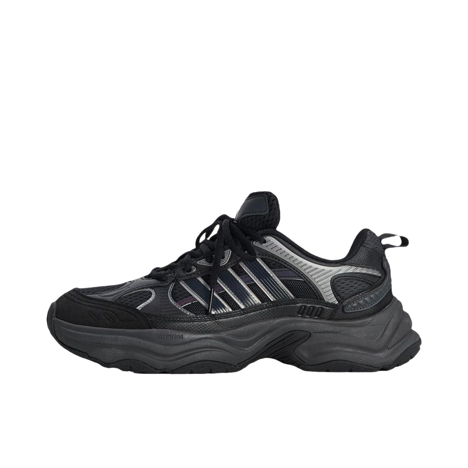 推荐商品：adidas XLG FIN PULSE 老爹鞋 舒适百搭 复古 黑色/碳黑色/铁灰色