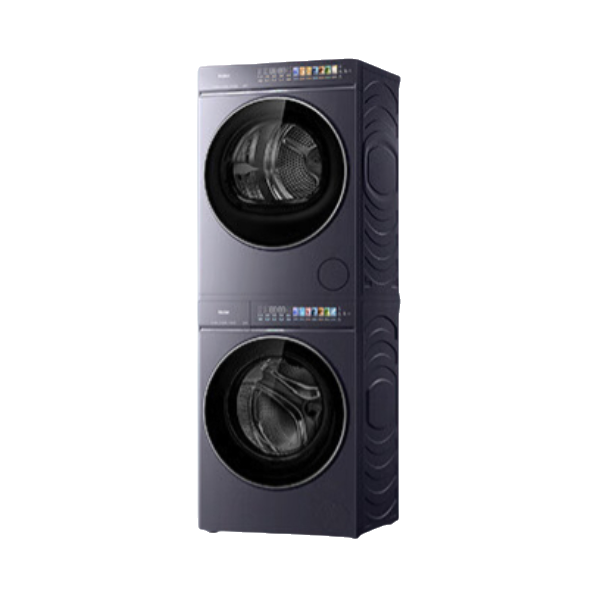 推荐商品：Haier/海尔 云溪5.0 洗烘套装 12KG洗衣机 烘干机 全自动 阳光净护 直驱精华洗 XQG120-BLEG7AD5U1+GA120-SZTQ7AD5U1