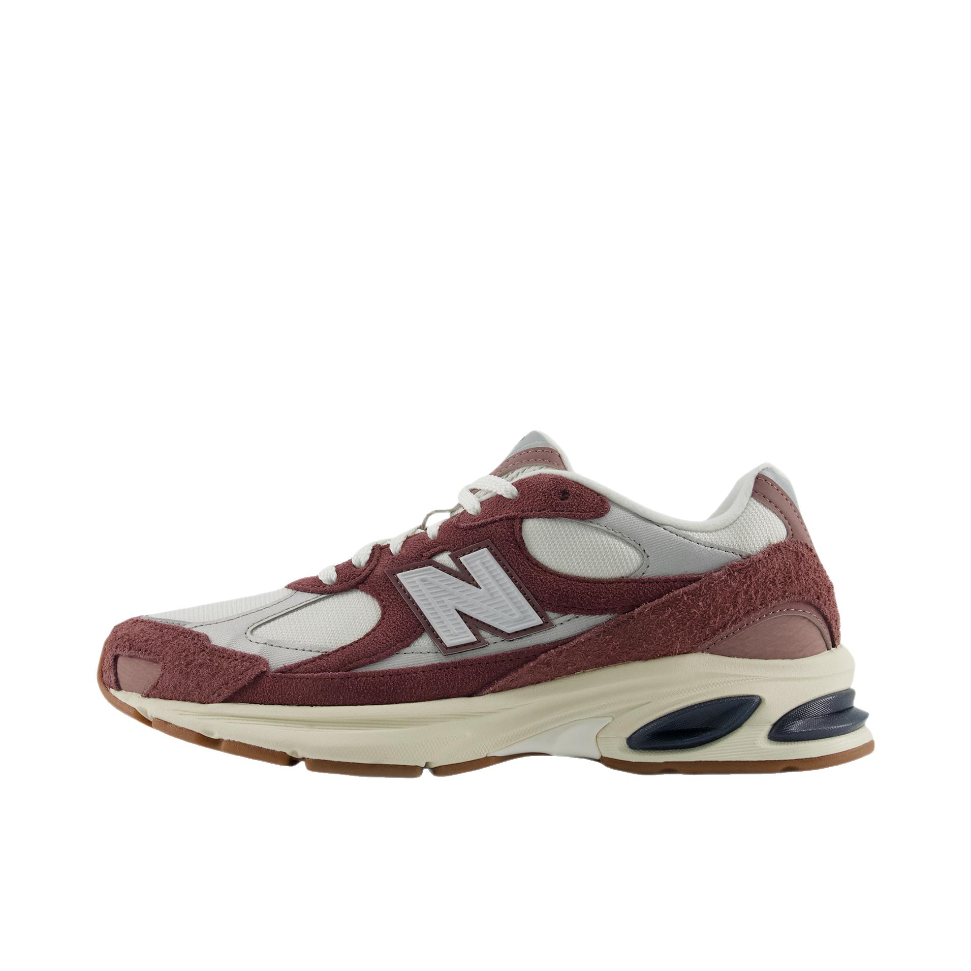 推荐商品：New Balance NB 2010 运动休闲鞋 防滑耐磨低帮厚底 D宽/白色/深红色