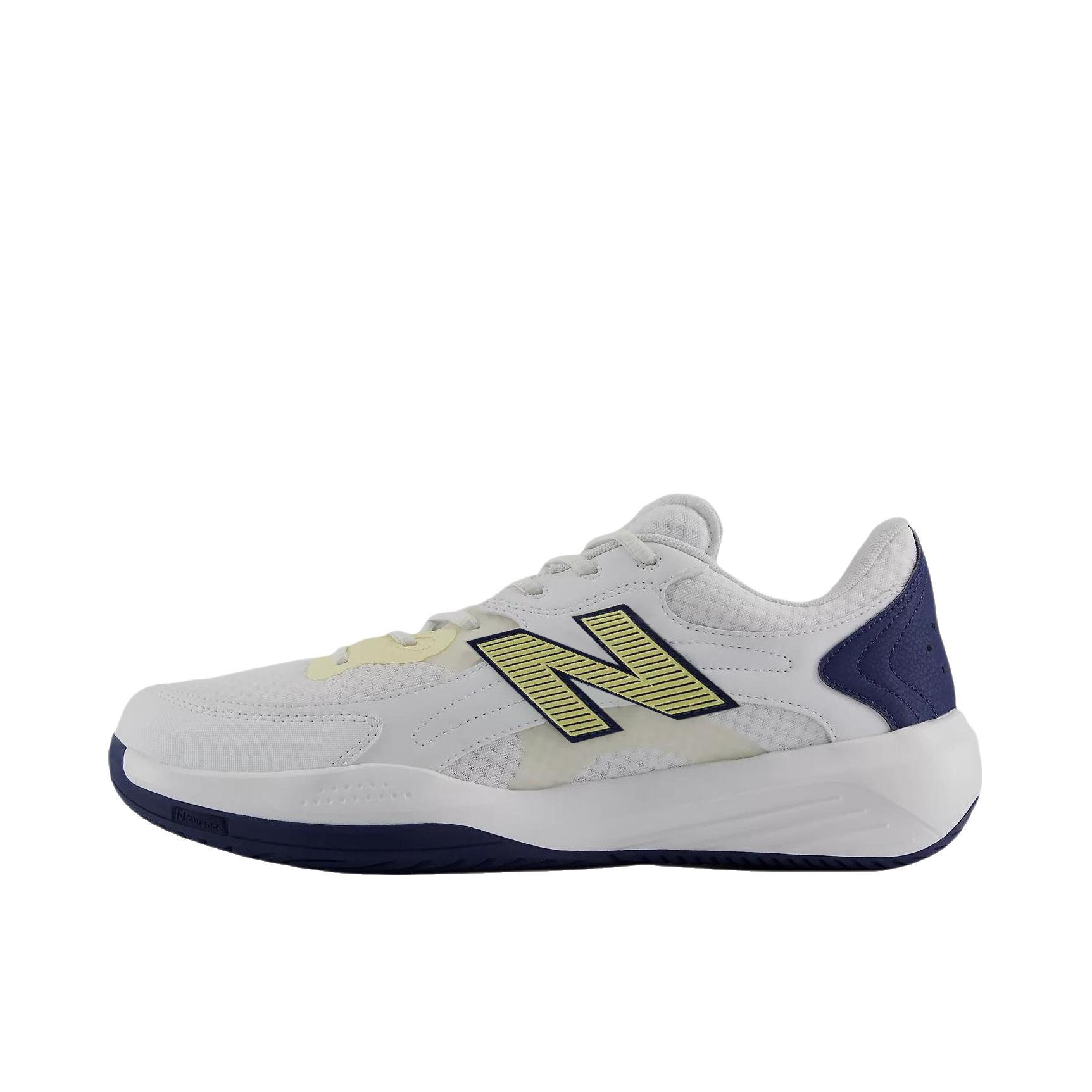 推荐商品：New Balance 696 v7 网球鞋 透气耐磨舒适 D宽/白色/蓝色/黄色