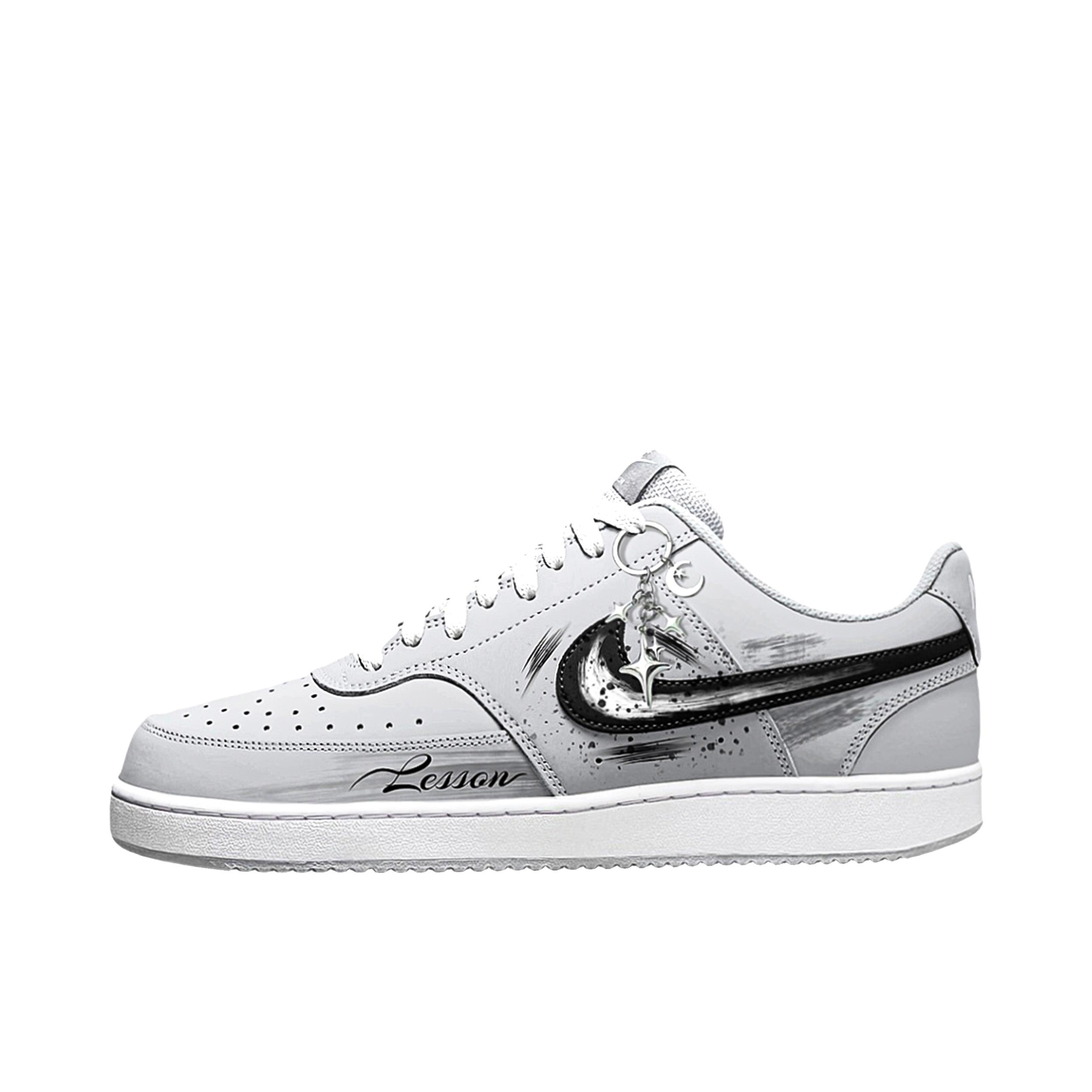 推荐商品：【定制球鞋】 Nike Court Vision 1 板鞋 防水美式简约防滑减震复古 苍穹远行