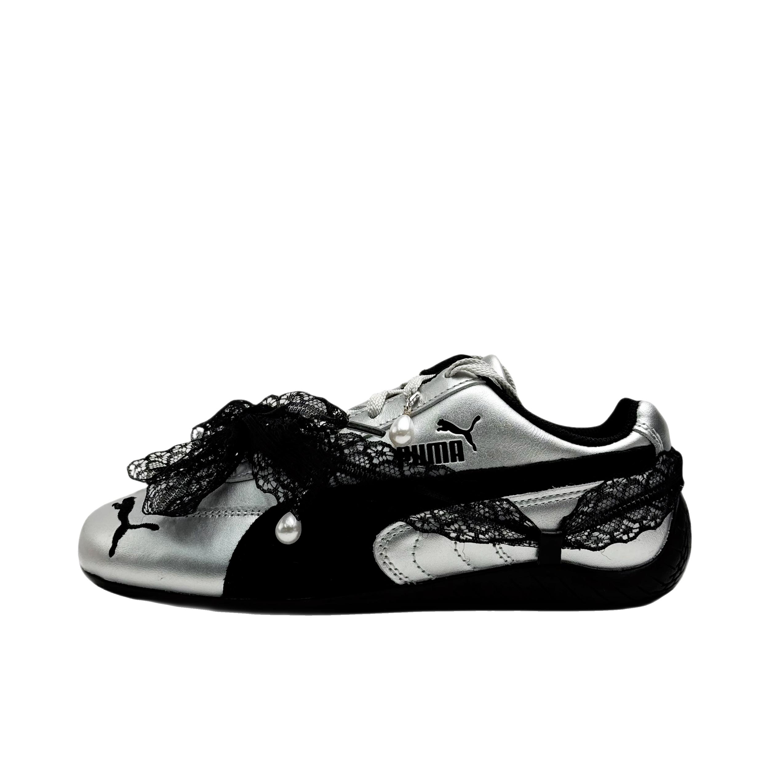 推荐商品：定制款 Puma/彪马 Speedcat 系列 训练鞋 织物少女风简约百搭 银翼蕾丝