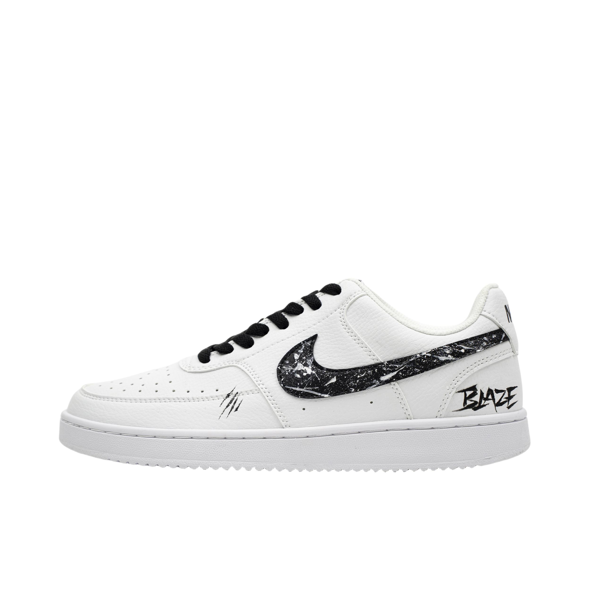 推荐商品：【定制球鞋】 Nike Court Vision 1 板鞋 防水美式简约防滑减震复古 灼迹行者