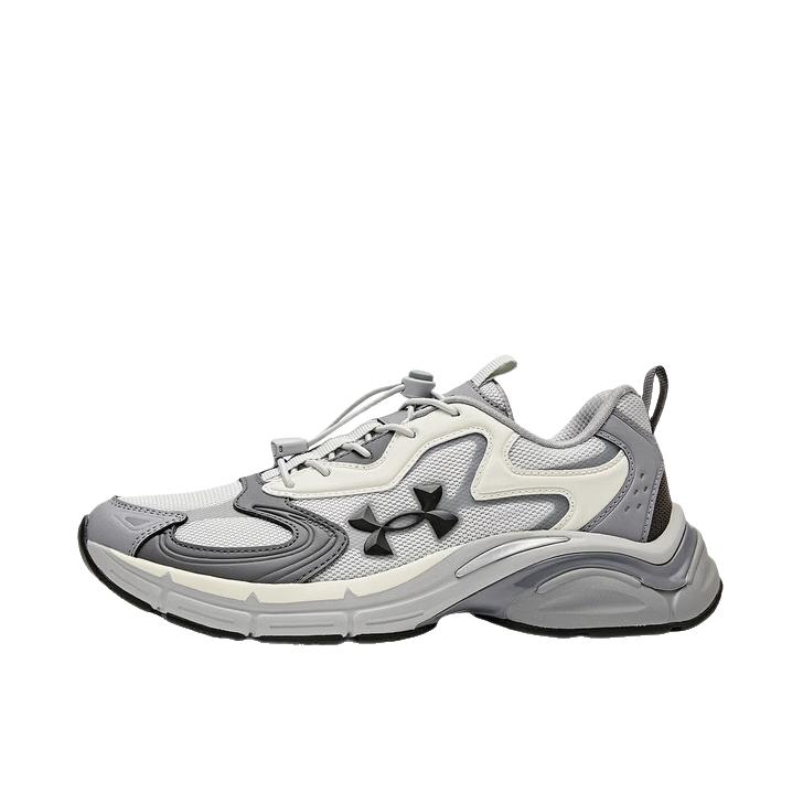 推荐商品：Under Armour/安德玛 运动休闲鞋 舒适百搭透气 2641605 大童/灰色