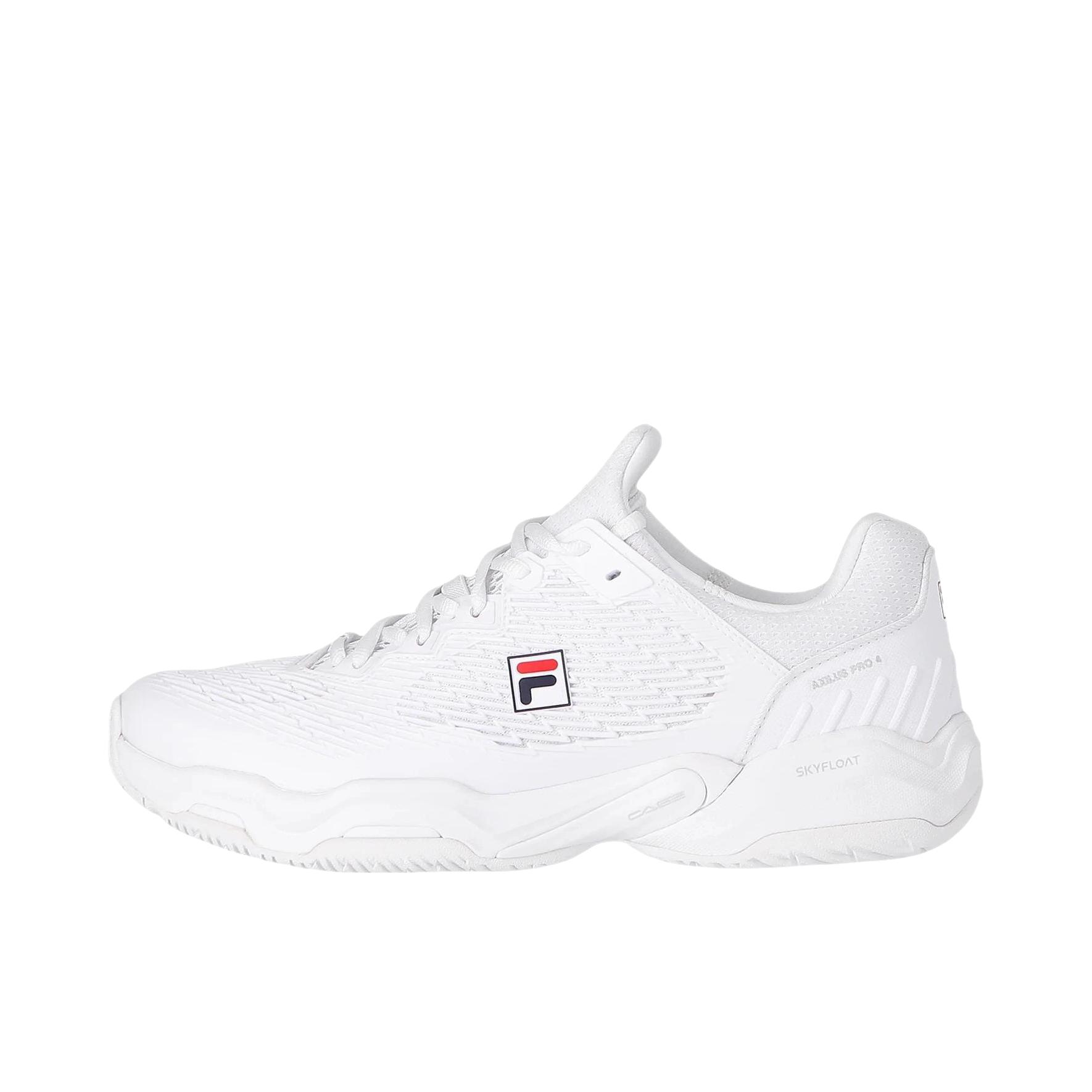 推荐商品：FILA/斐乐 axilus pro 4 网球鞋 耐磨包裹性 白色