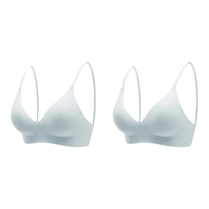 推荐商品：sbeauty 透气无痕薄款运动内衣 女装 冰蓝