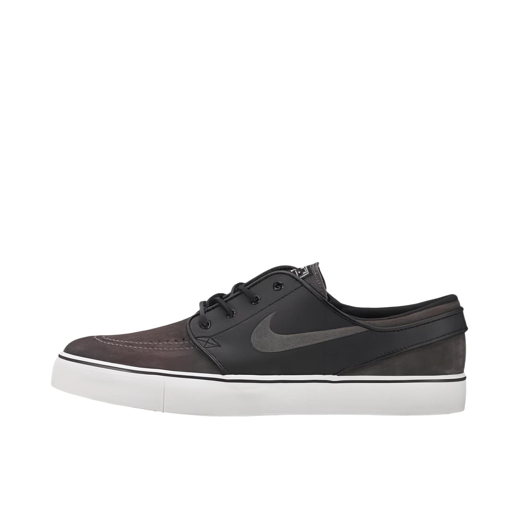 推荐商品：Nike SB Portmore II 舒适轻便 复古 耐磨 休闲 帆布 板鞋 深黑色/棕色