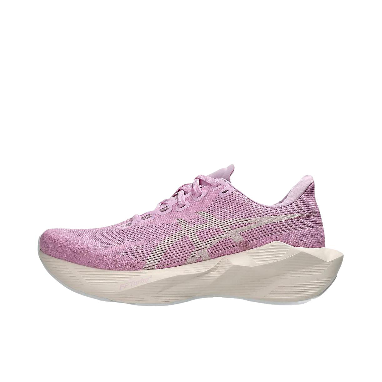 推荐商品：Asics/亚瑟士 NOVABLAST 6 跑鞋 轻量缓震耐磨透气 玫瑰粉/白色