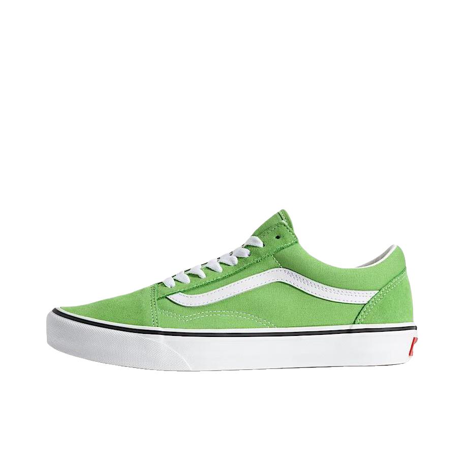 推荐商品：Vans/范斯 Old Skool 滑板鞋 板鞋 轻便防滑复古舒适经典 青柠绿 