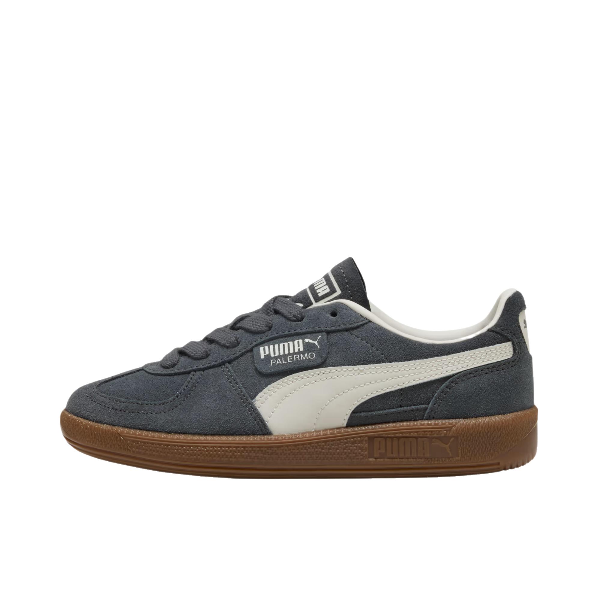 推荐商品：【朴彩英同款】 Puma/彪马 Palermo Og T头鞋 德训鞋 运动休闲鞋 时尚潮流拼接舒适百搭薄底复古 大童/板岩/天雾灰 