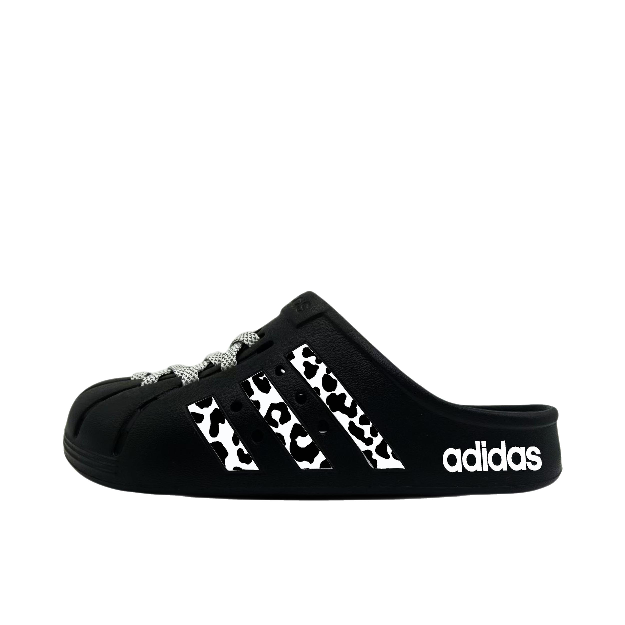 推荐商品：定制款 adidas ADILETTE CLOGS 拖鞋 复古街头防磨包头 无境