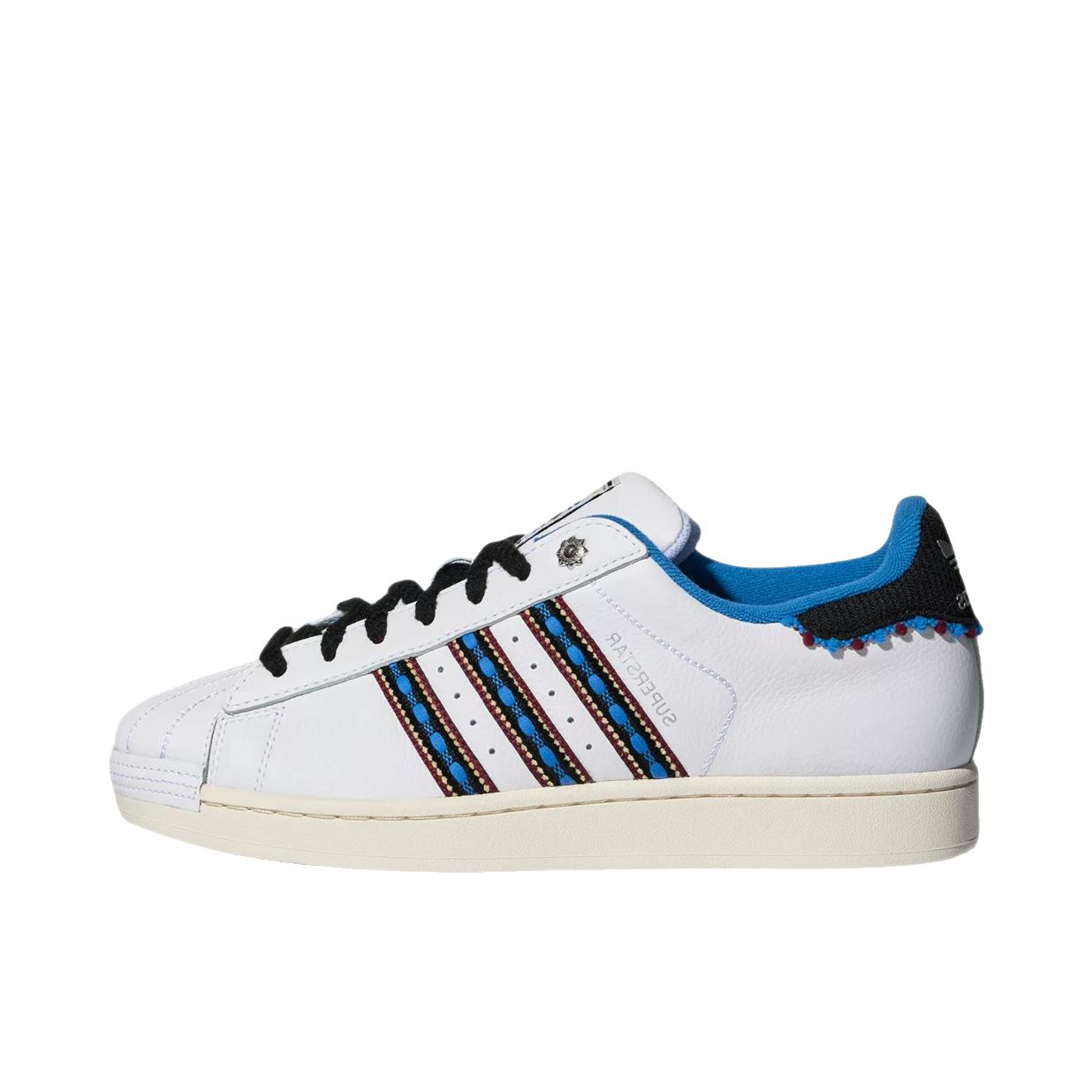 adidas Originals Superstar 2 板鞋 复古防滑耐磨贝壳头贴合圆头支撑 白色/黑色/蓝色