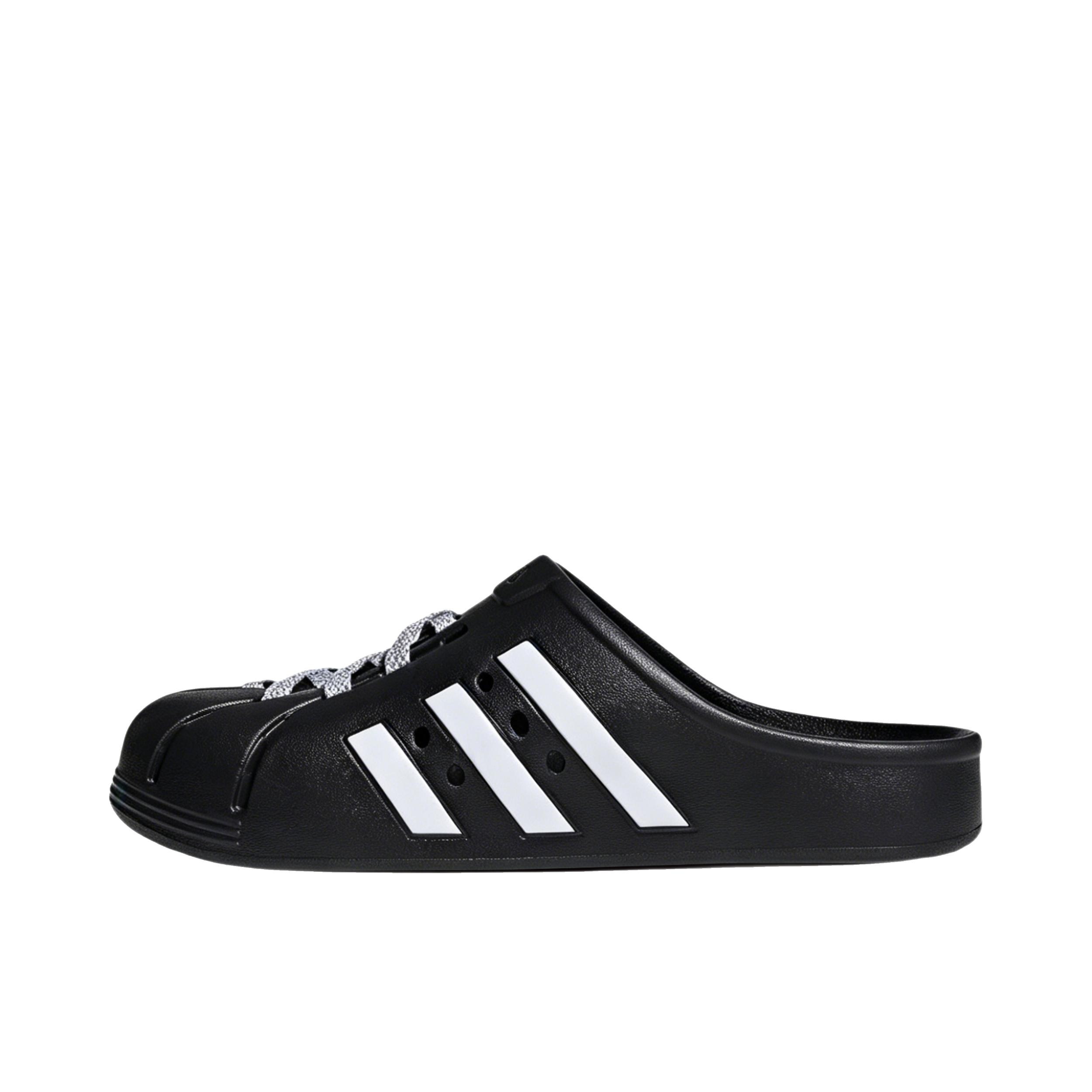 推荐商品：定制款 adidas ADILETTE CLOGS 拖鞋 复古街头防磨包头 雾屿